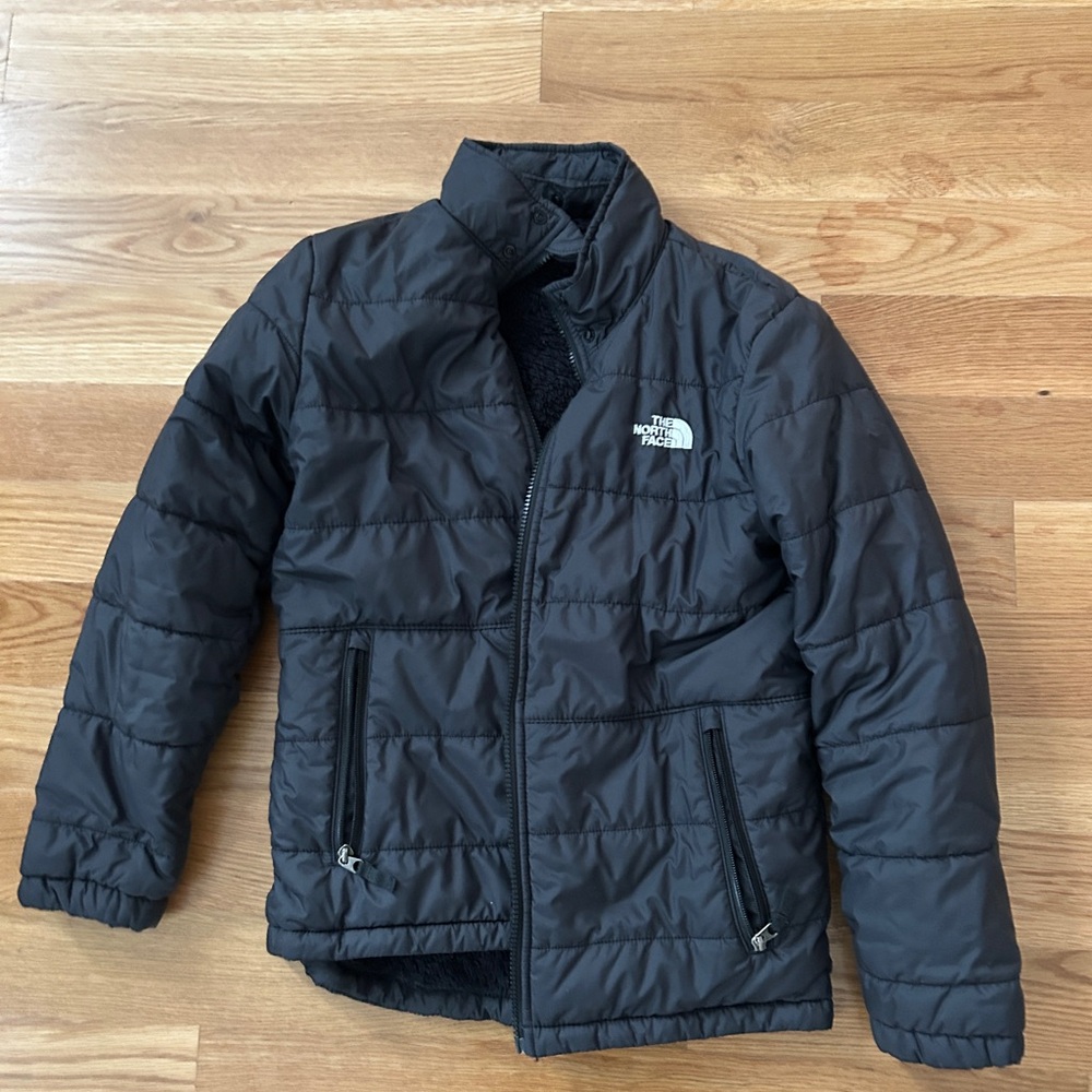 The North Face Charcoal Quilted Jacket